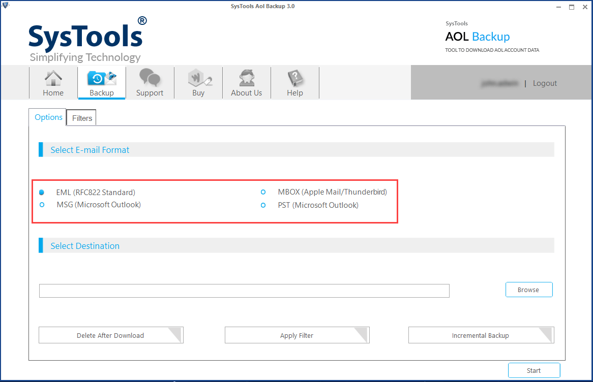 Aol Backup Tool To Download Aol Emails To Hard Drive For Windows